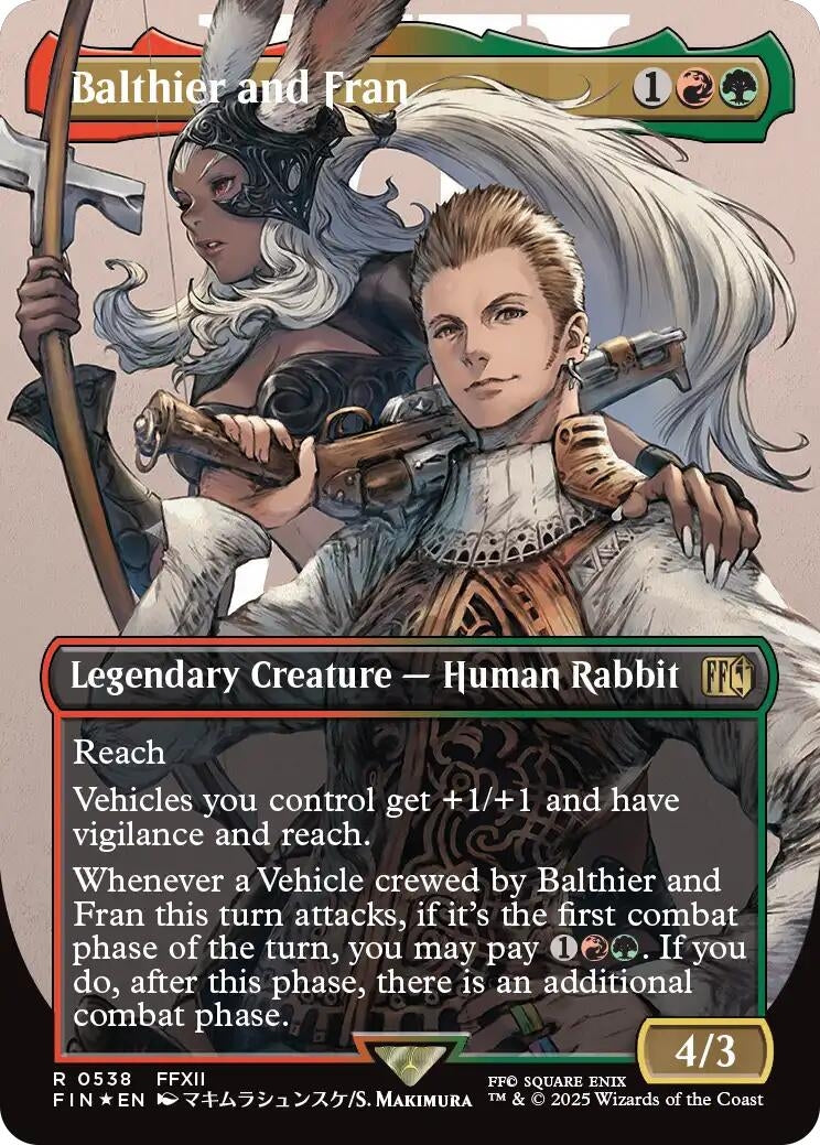 Balthier and Fran (Borderless) (Surge Foil) [FINAL FANTASY]