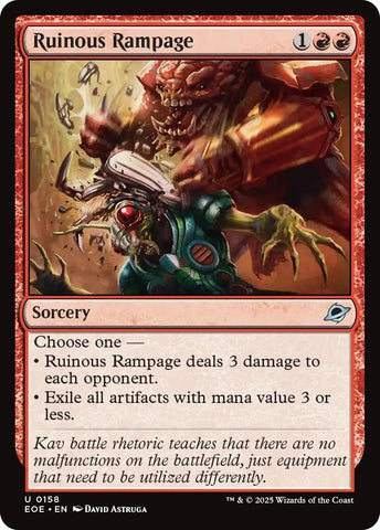 Ruinous Rampage (158) (EOE)