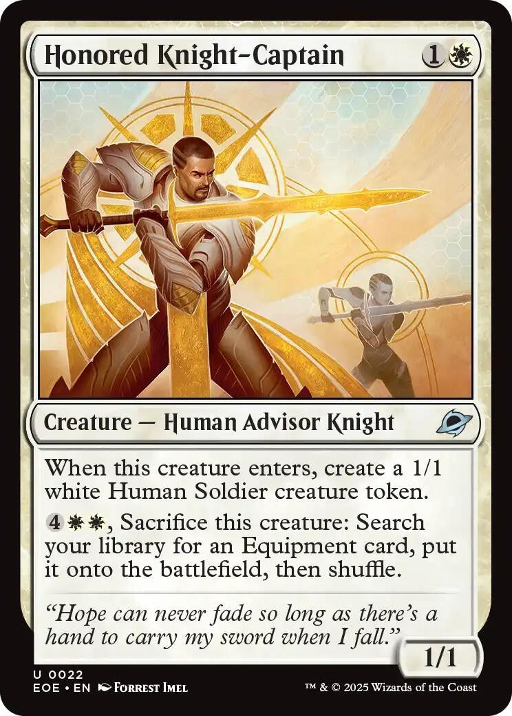 Honored Knight-Captain (22) (EOE)