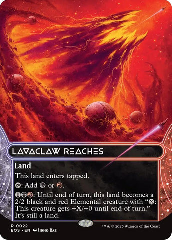 Lavaclaw Reaches (0022) (Borderless) (22) (EOS)
