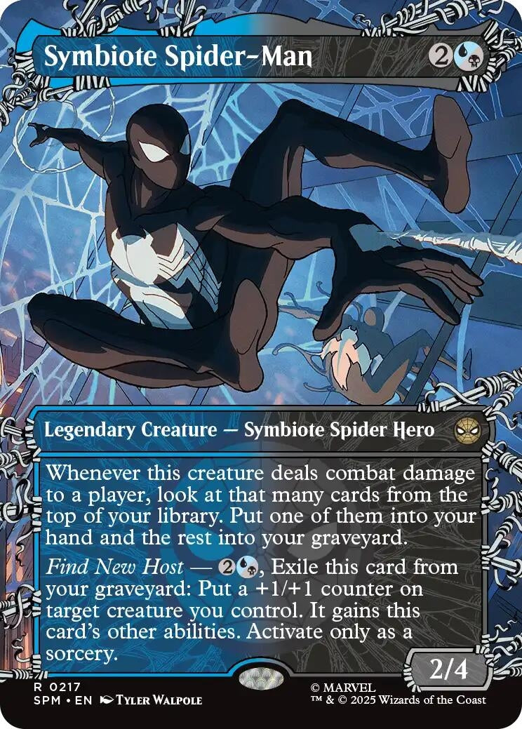 Symbiote Spider-Man (Borderless) (217) (SPM)