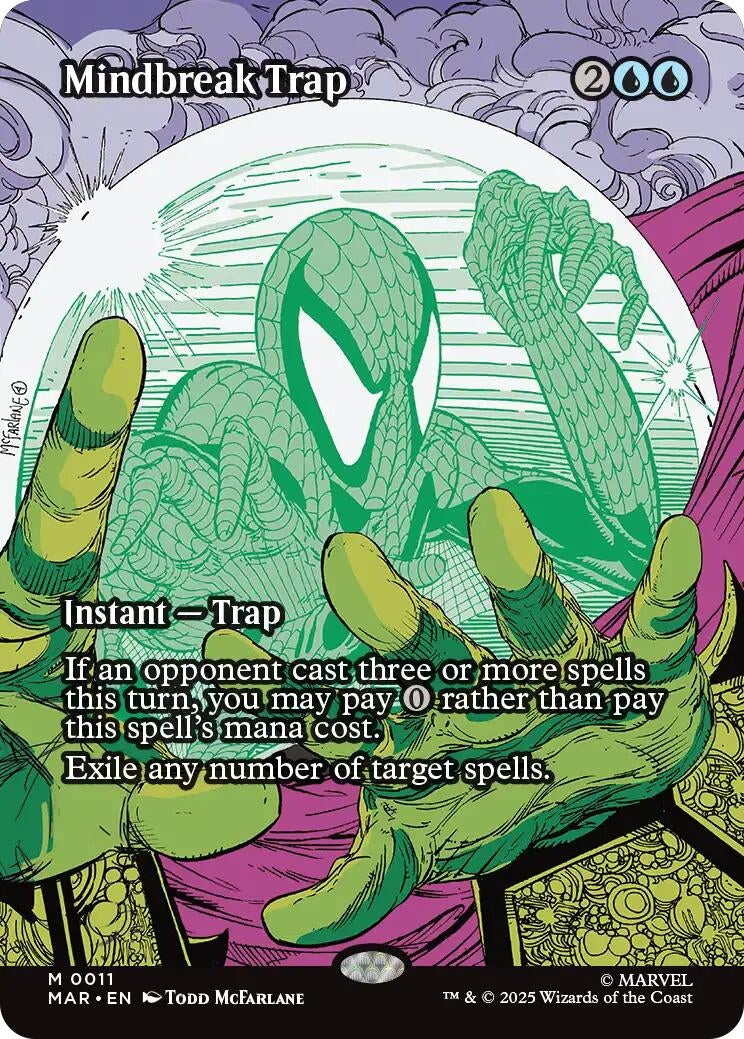 Image for Mindbreak Trap (Borderless) (11) (MAR) - Magic: The Gathering