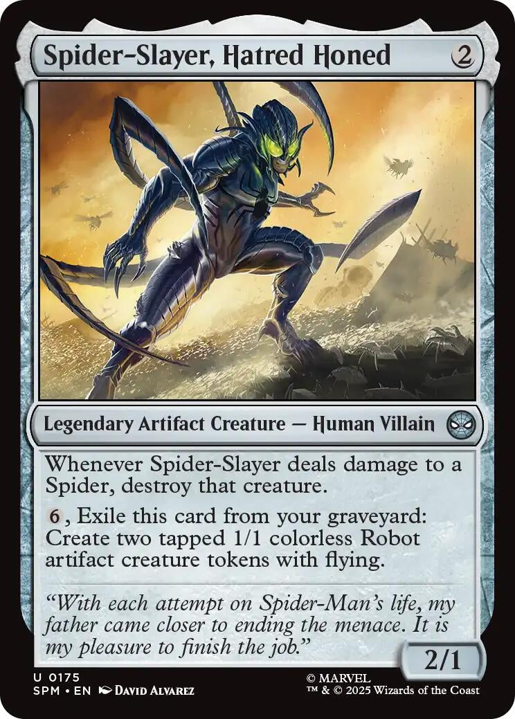 Spider-Slayer, Hatred Honed (175) (SPM)