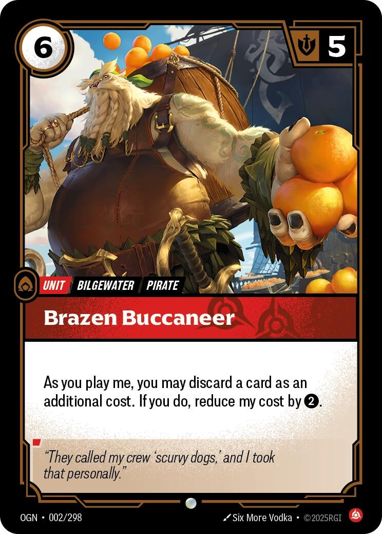 Brazen Buccaneer (002/298) (OGN)