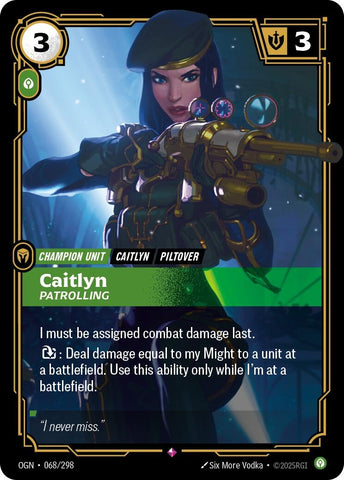 Caitlyn, Patrolling (068/298) (OGN)