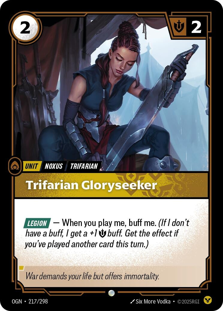Trifarian Gloryseeker (217/298) (OGN)