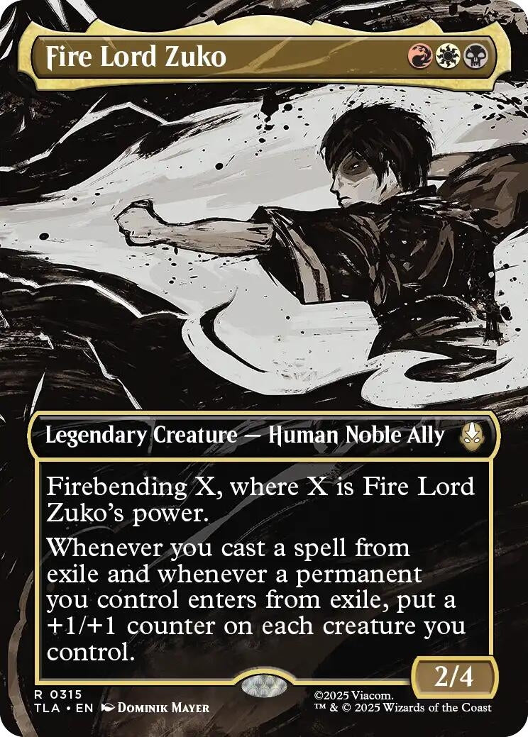 Fire Lord Zuko (Borderless) (315) (TLA)