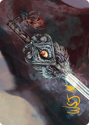 Dragonfire Blade Art Card (40/54) [Tarkir: Dragonstorm Art Series]