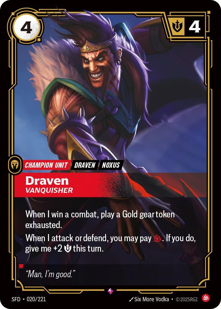 Draven, Vanquisher (020/221) (SFD)
