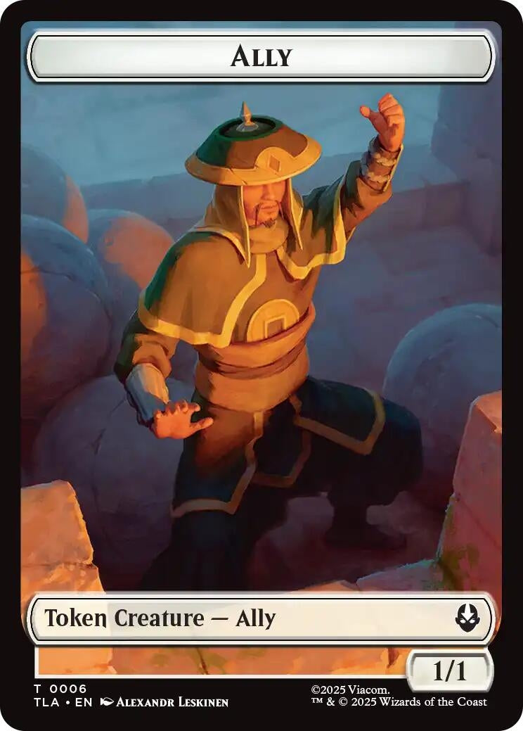 Ally (0006) // Clue (0017) Double-Sided Token (6 // 17) (TLA)