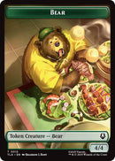 Bear // Food (0020) Double-Sided Token (12 // 20) (TLA)