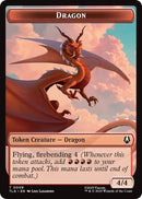Dragon // Food (0019) Double-Sided Token (9 // 19) (TLA)