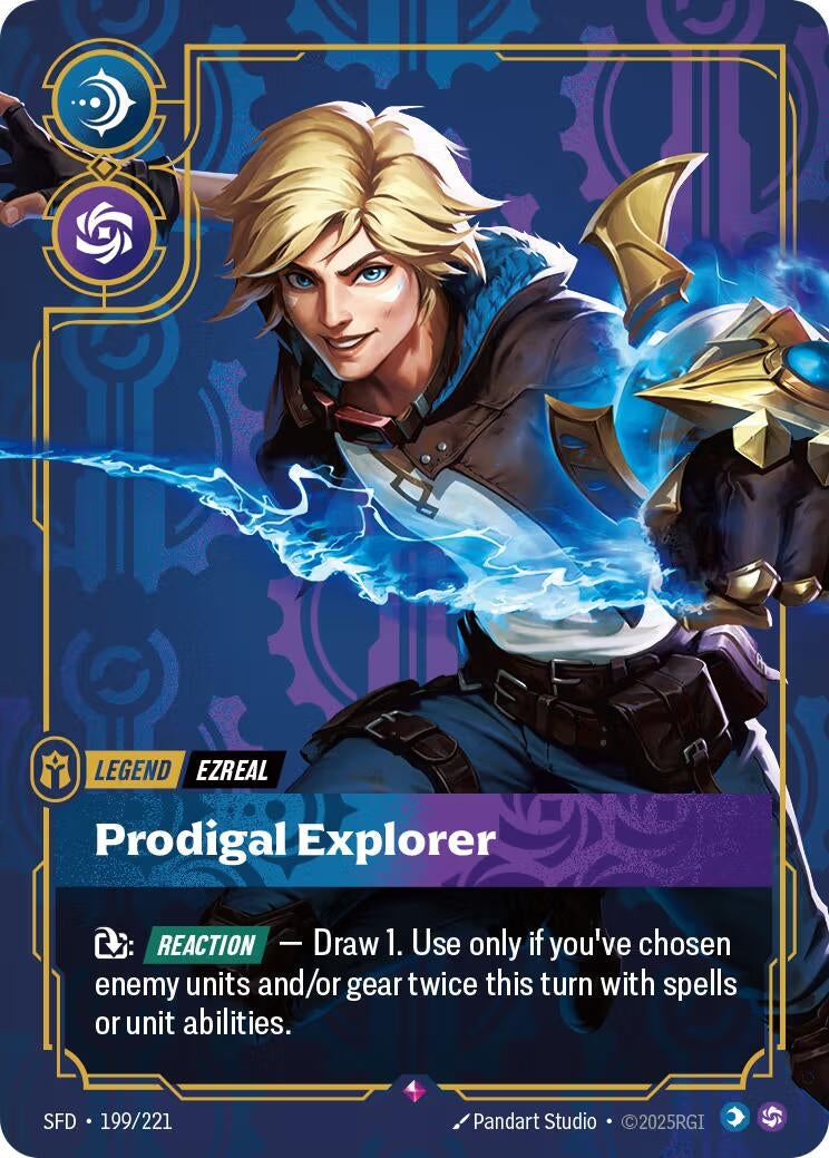 Ezreal, Prodigal Explorer (199/221) (SFD)