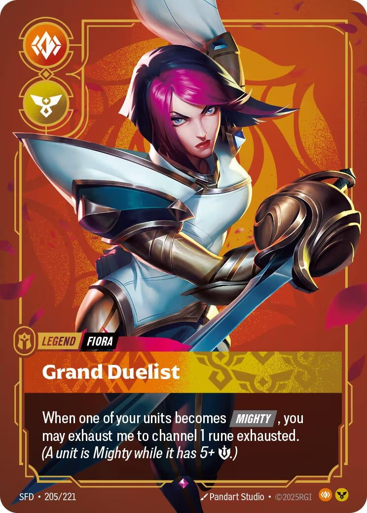 Fiora, Grand Duelist (205/221) (SFD)