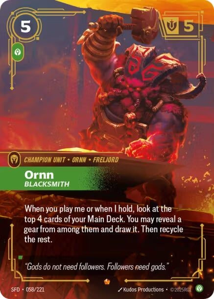 Ornn, Blacksmith (058/221) (SFD)