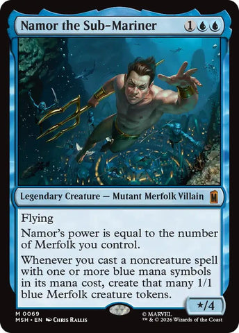 Image for Namor the Sub-Mariner (69) (MSH) - Magic: The Gathering
