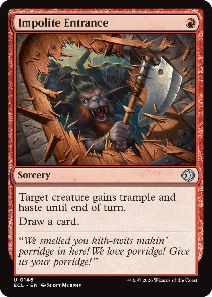 Impolite Entrance (146) (ECL)