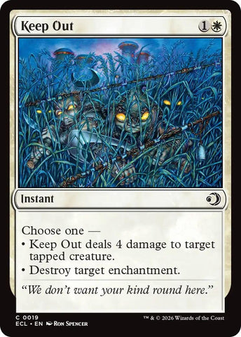 Keep Out (19) (ECL)