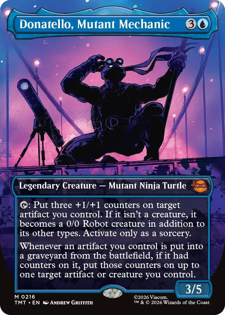 Donatello, Mutant Mechanic (Borderless) (216) (TMT)