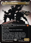 Dark Leo & Shredder (Borderless) (220) (TMT)