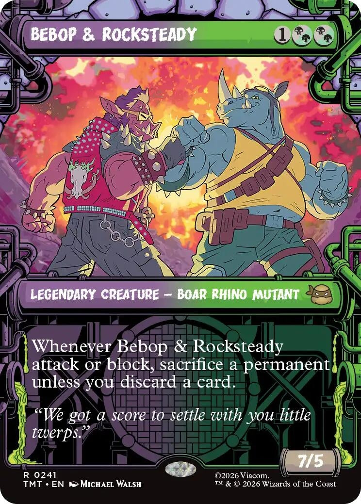 Bebop & Rocksteady (Showcase) (241) (TMT)