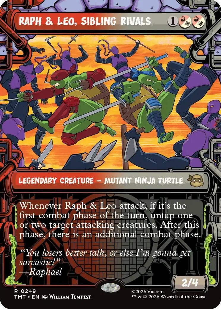 Raph & Leo, Sibling Rivals (Showcase) (249) (TMT)