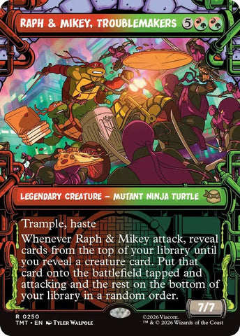 Raph & Mikey, Troublemakers (Showcase) (250) (TMT)