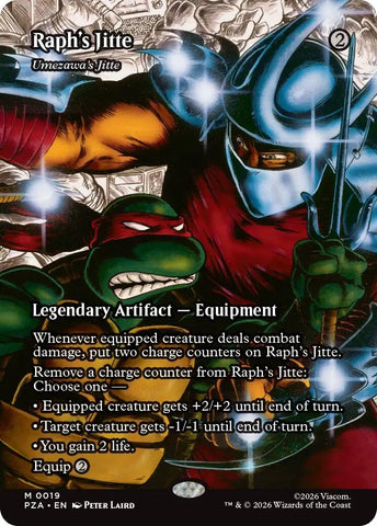 Raph's Jitte - Umezawa's Jitte (Borderless) (19) (PZA)
