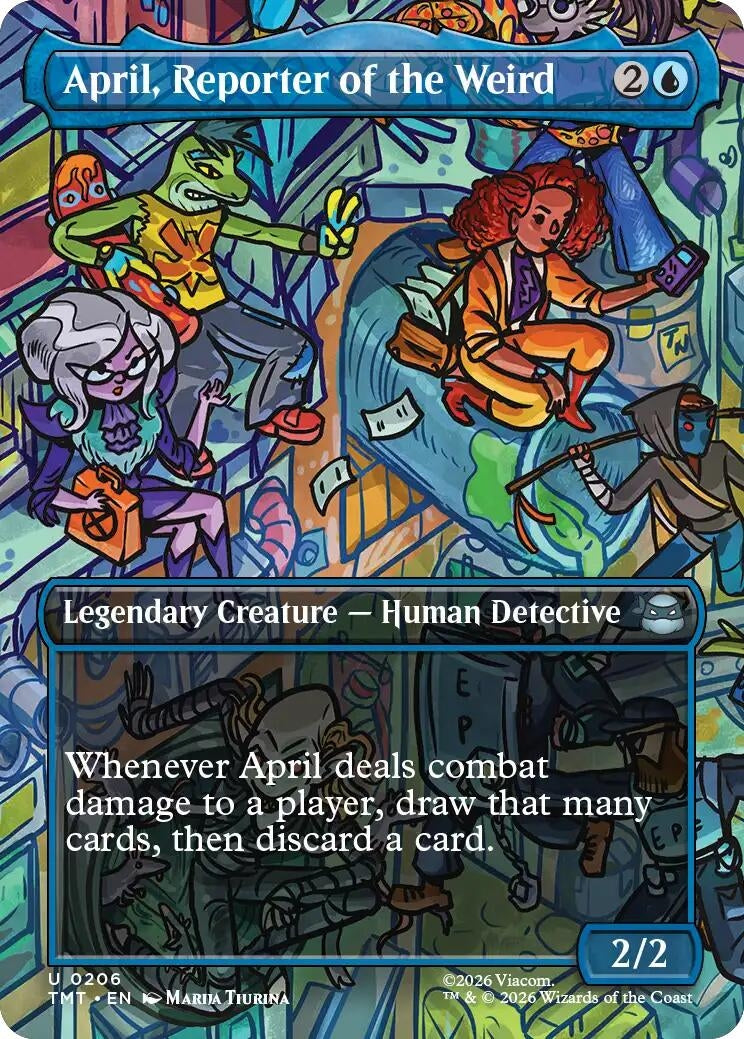 April, Reporter of the Weird (Borderless) (206) (TMT)