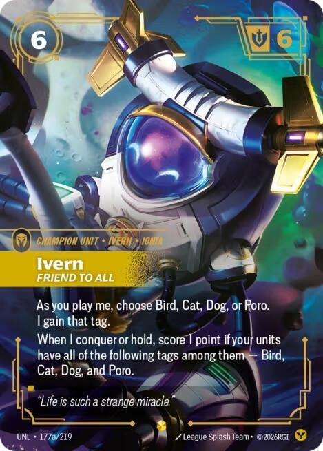 Ivern, Friend to All (Alternate Art) (177a/219) (UNL)