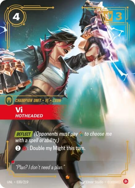 Vi, Hotheaded (030/219) (UNL)