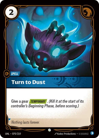 Turn to Dust (070/219) (UNL)