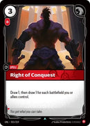 Right of Conquest (015/219) (UNL)
