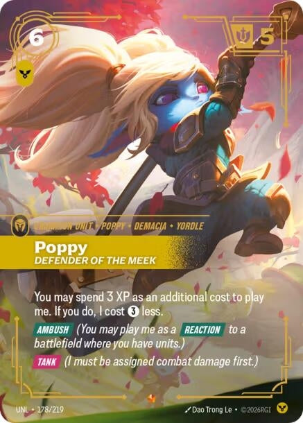 Poppy, Defender of the Meek (178/219) (UNL)