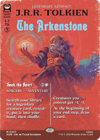 Image for The Arkenstone (Borderless) (247) (HOB) - Magic: The Gathering