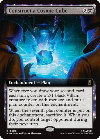 Image for Construct a Cosmic Cube (Extended Art) (406) (MSH) - Magic: The Gathering