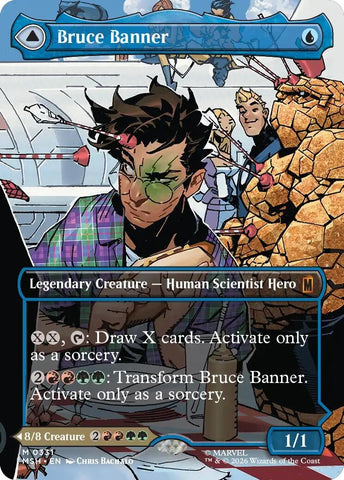 Image for Bruce Banner (Borderless) (0331) (331) (MSH) - Magic: The Gathering