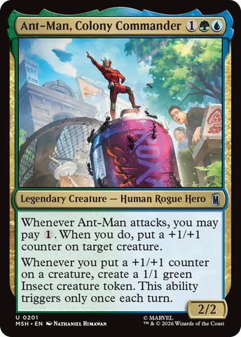 Image for Ant-Man, Colony Commander (201) (MSH) - Magic: The Gathering
