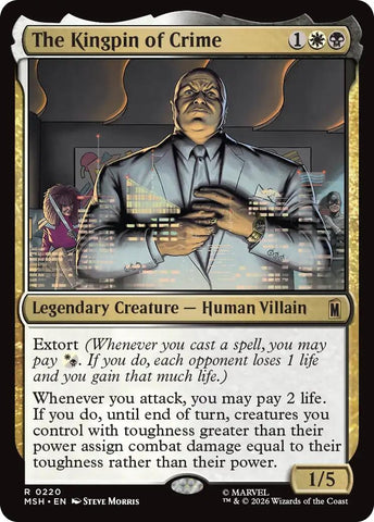 Image for The Kingpin of Crime (220) (MSH) - Magic: The Gathering