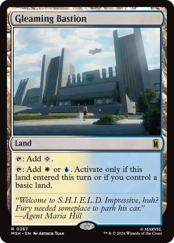Image for Gleaming Bastion (267) (MSH) - Magic: The Gathering