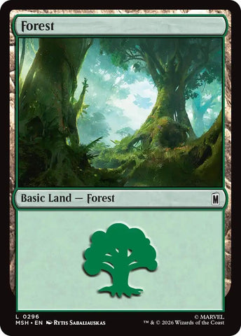 Image for Forest (0296) (296) (MSH) - Magic: The Gathering
