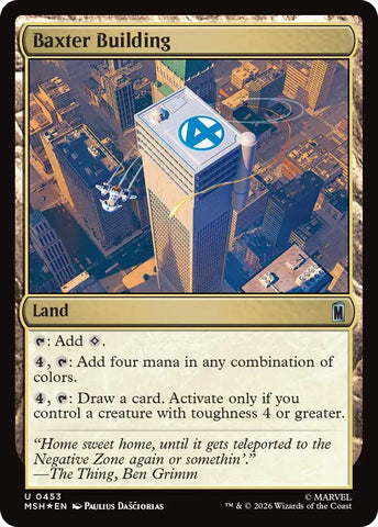 Image for Baxter Building (Surge Foil) (453) (MSH) - Magic: The Gathering