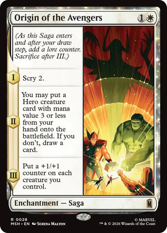 Image for Origin of the Avengers (28) (MSH) - Magic: The Gathering