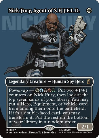 Nick Fury, Agent of S.H.I.E.L.D. (Borderless) (0357) (357) (MSH)
