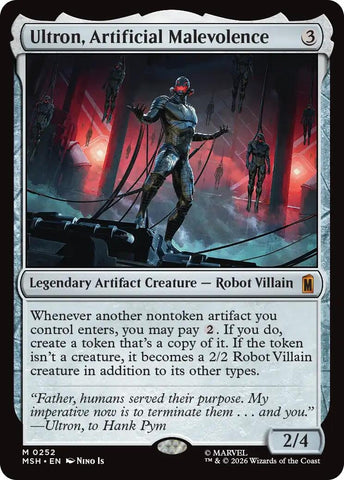 Ultron, Artificial Malevolence (252) (MSH)