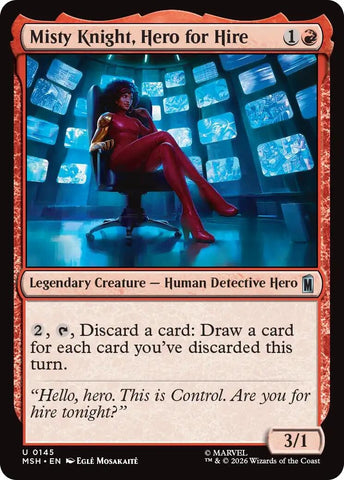 Misty Knight, Hero for Hire (145) (MSH)