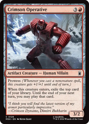Crimson Operative (126) (MSH)