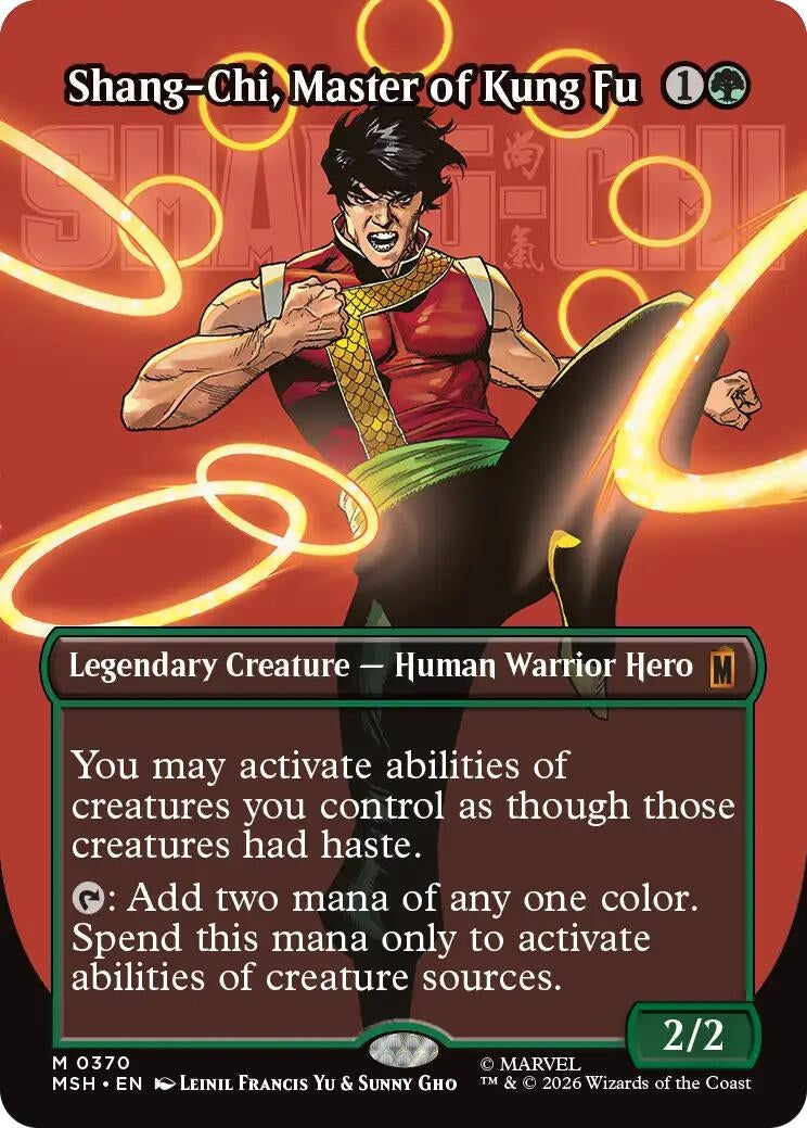Shang-Chi, Master of Kung Fu (Borderless) (0370) (370) (MSH)