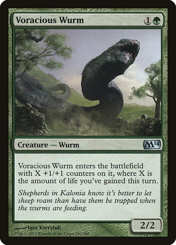 Voracious Wurm (200) (M14)