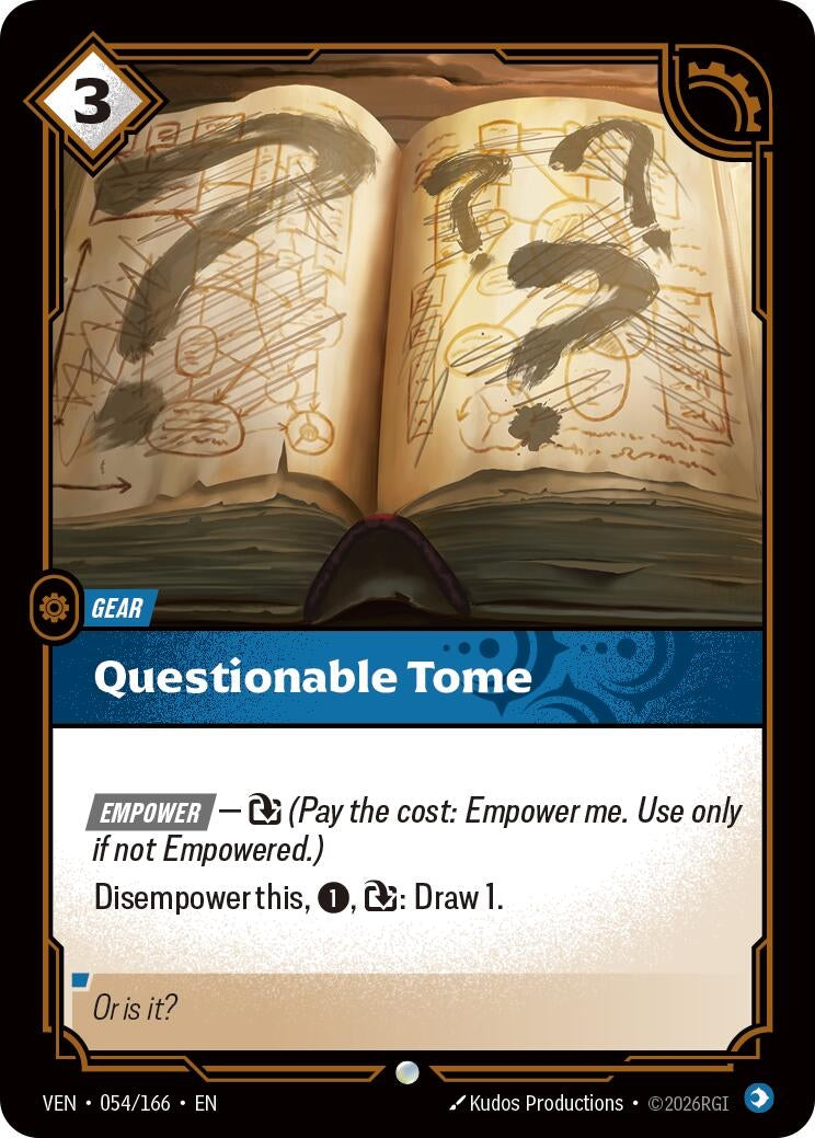 Questionable Tome (054/166) (VEN)